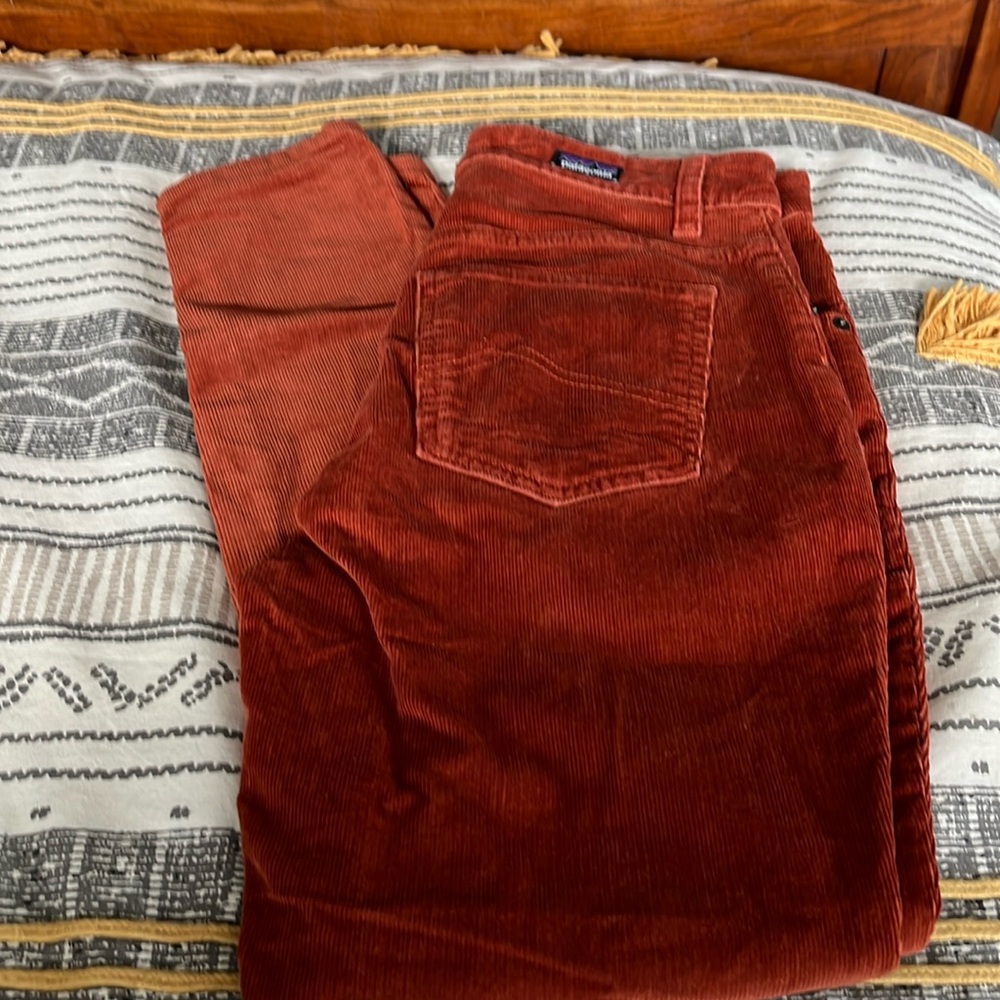 Patagonia Women’s Corduroys Size 29 Rust Terracotta Color BNWOT